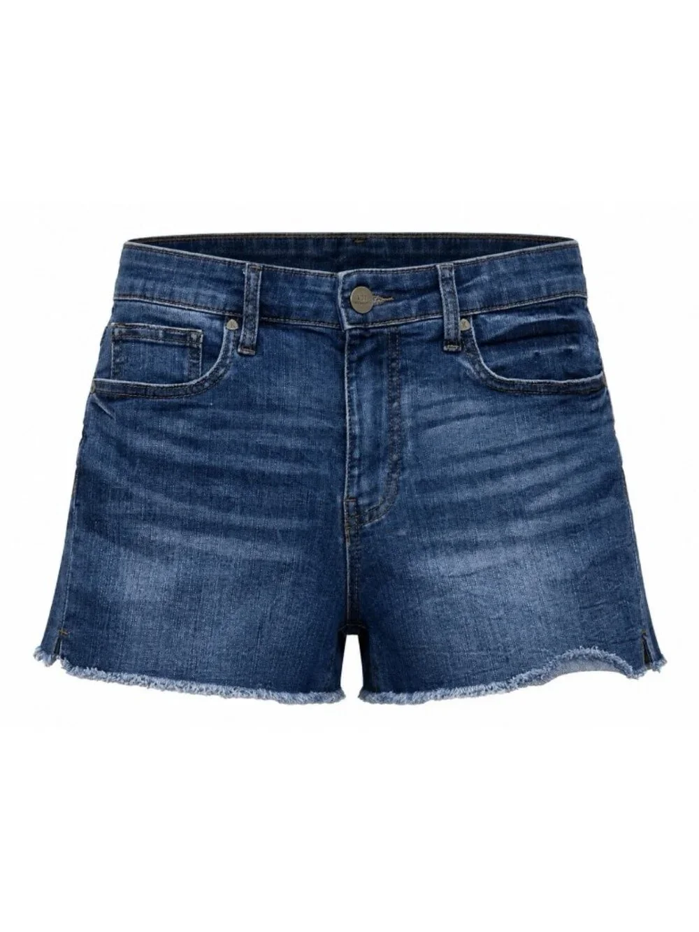 KUT from the Kloth Jane High Rise denim Jean shorts Women's Sz 6 Blue Dark Wash - Picture 1 of 8